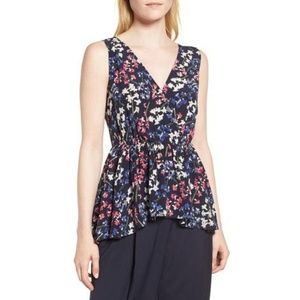 Lewit Sharkbite Hem Silk Tank NWT